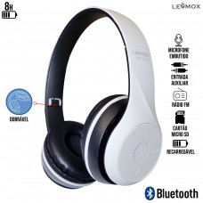 Headphone Bluetooth LEF-1003 Lehmox - Branco